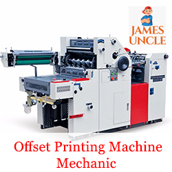 Offset Printing Machine Mechanic Mr. Shaktipada Maity in Bankibheri